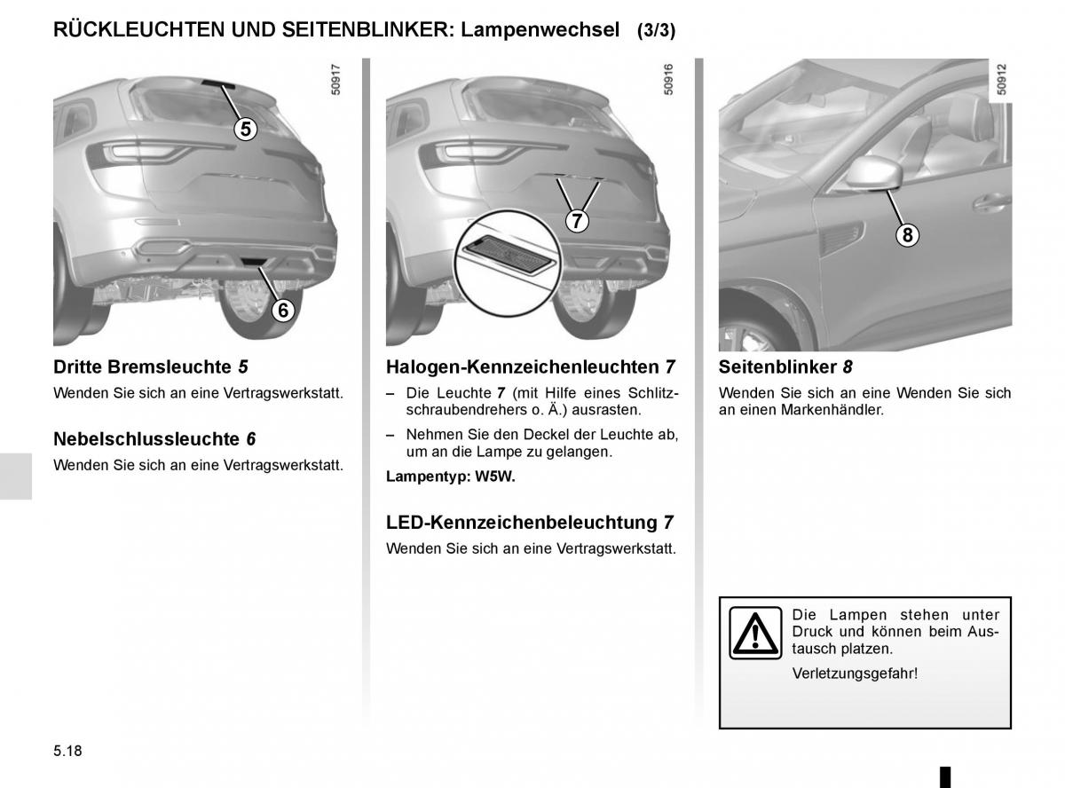 Renault Koleos II 2 Handbuch / page 280