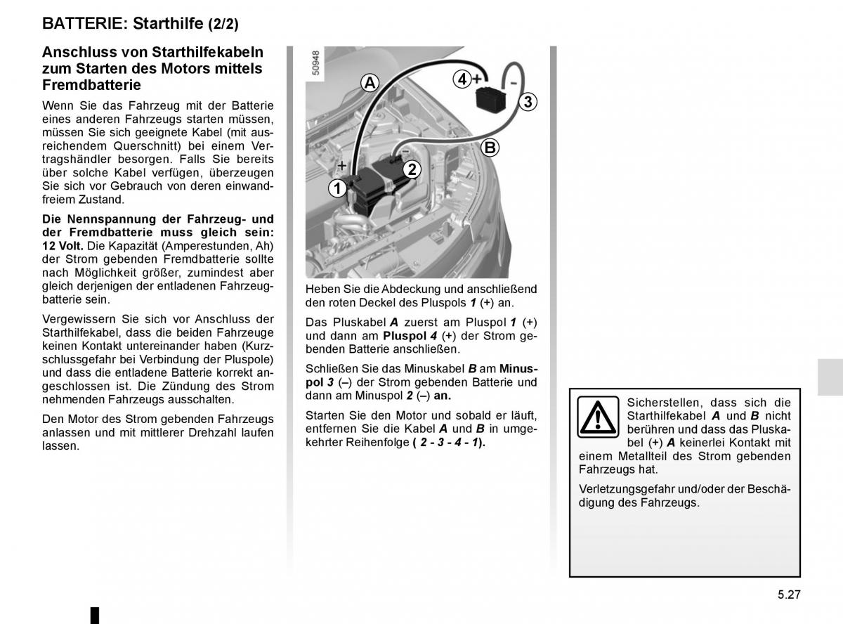 Renault Koleos II 2 Handbuch / page 289