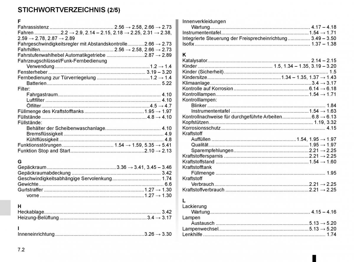 Renault Koleos II 2 Handbuch / page 324