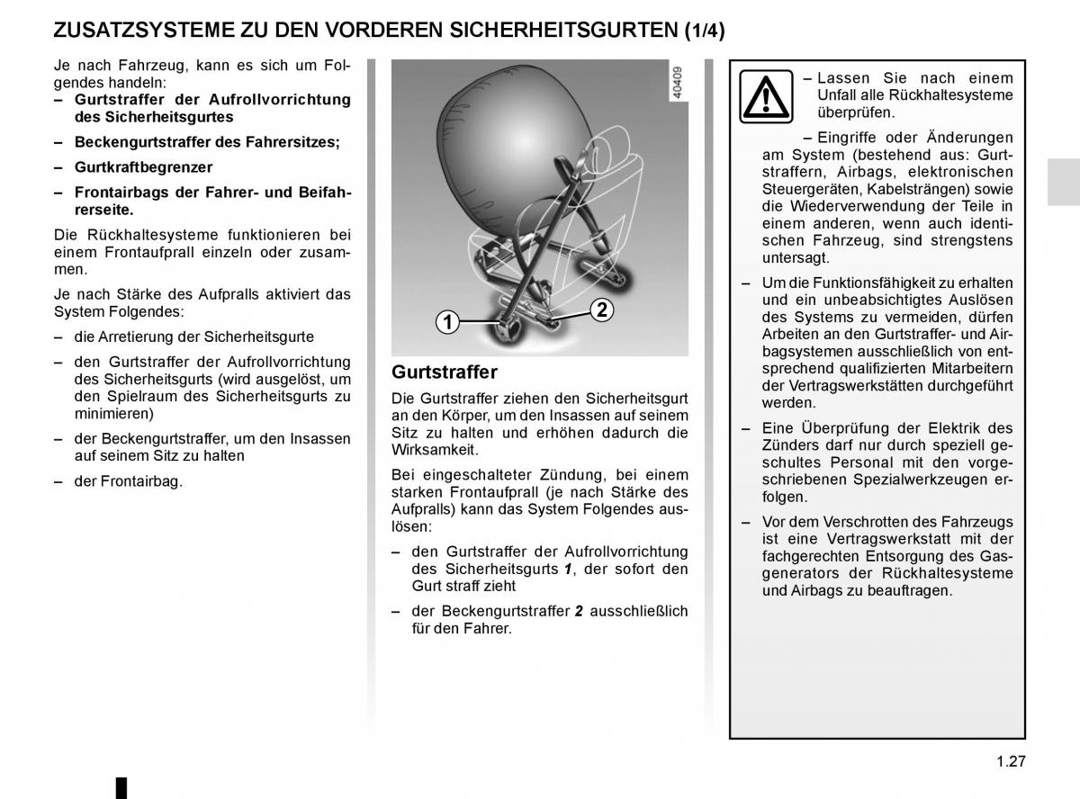 Renault Koleos II 2 Handbuch / page 33