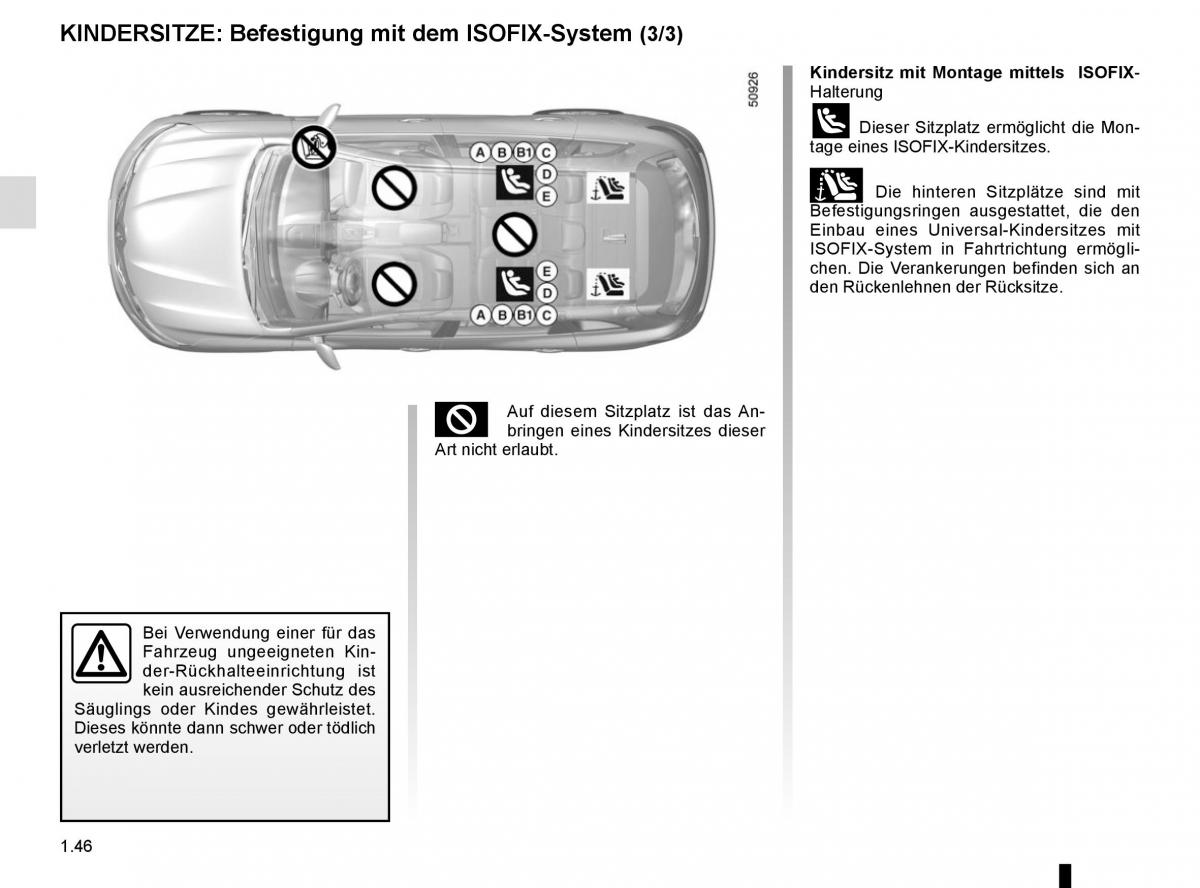 Renault Koleos II 2 Handbuch / page 52