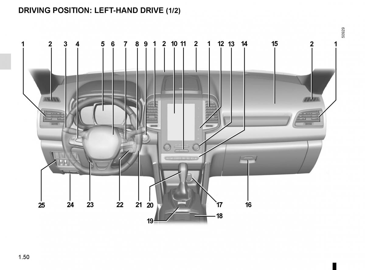 Renault Koleos II 2 owners manual / page 56