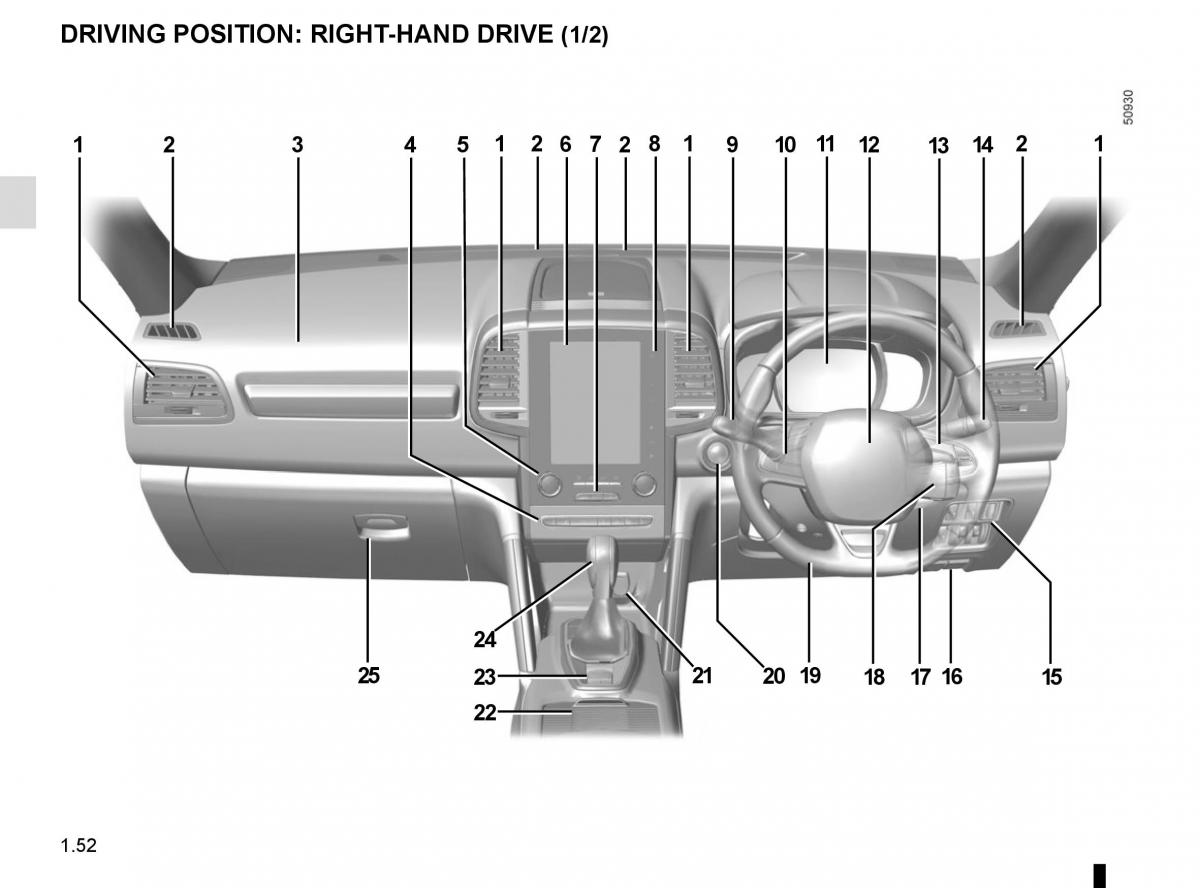 Renault Koleos II 2 owners manual / page 58