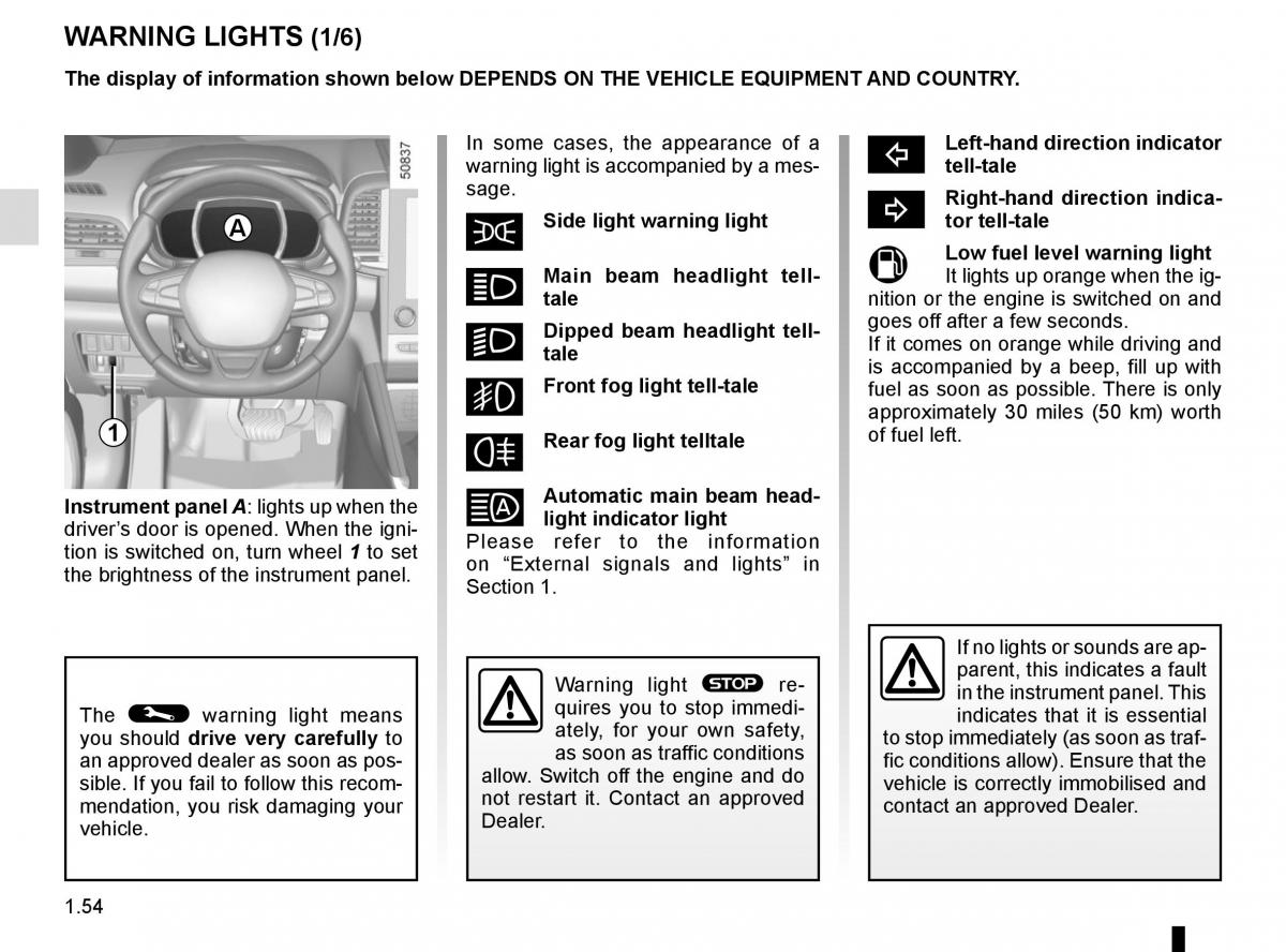 Renault Koleos II 2 owners manual / page 60