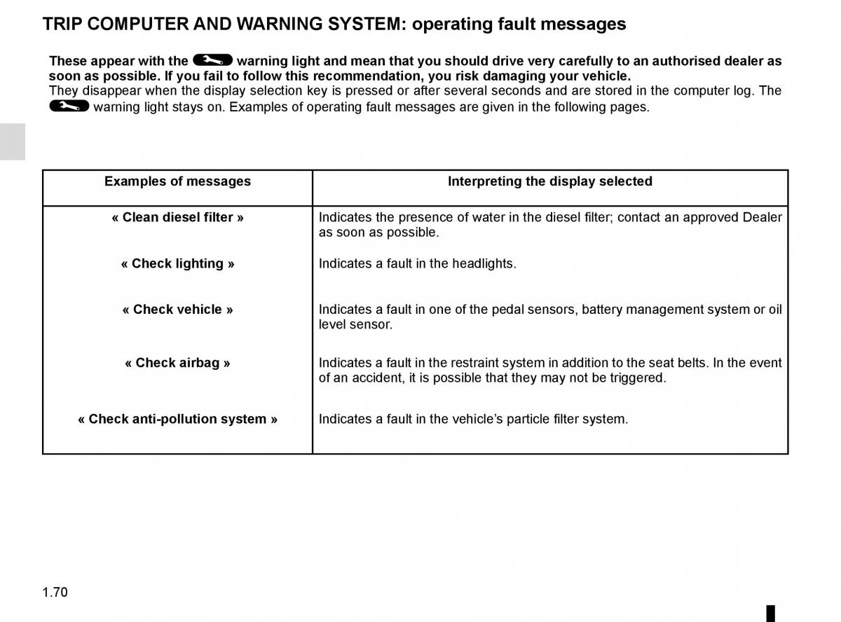 Renault Koleos II 2 owners manual / page 76