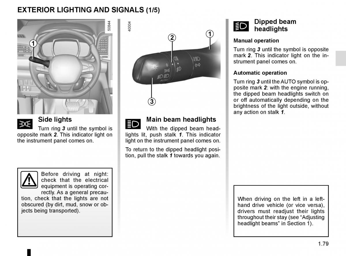 Renault Koleos II 2 owners manual / page 85