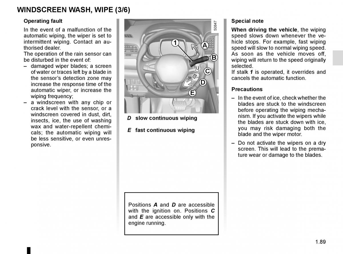 Renault Koleos II 2 owners manual / page 95