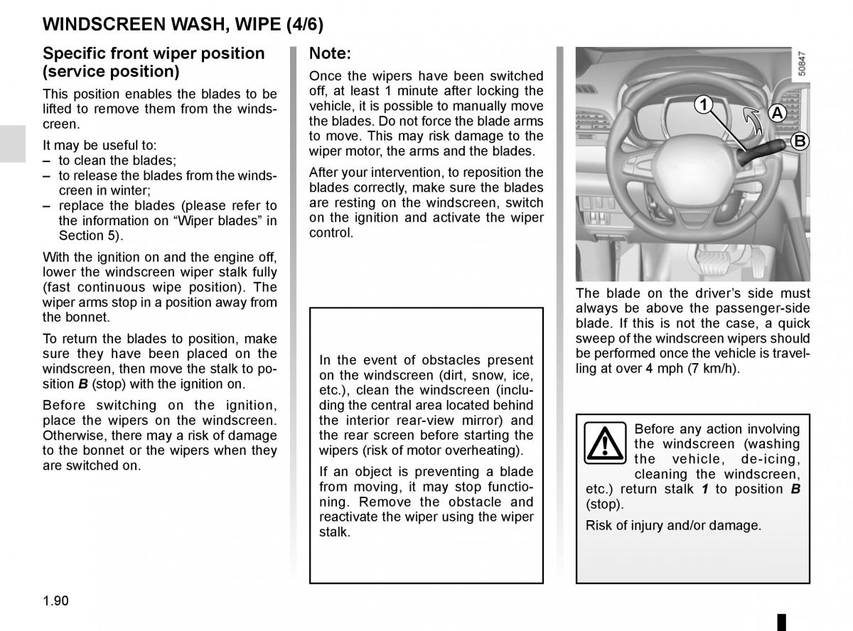 Renault Koleos II 2 owners manual / page 96