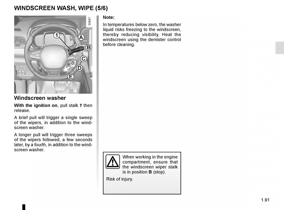 Renault Koleos II 2 owners manual / page 97