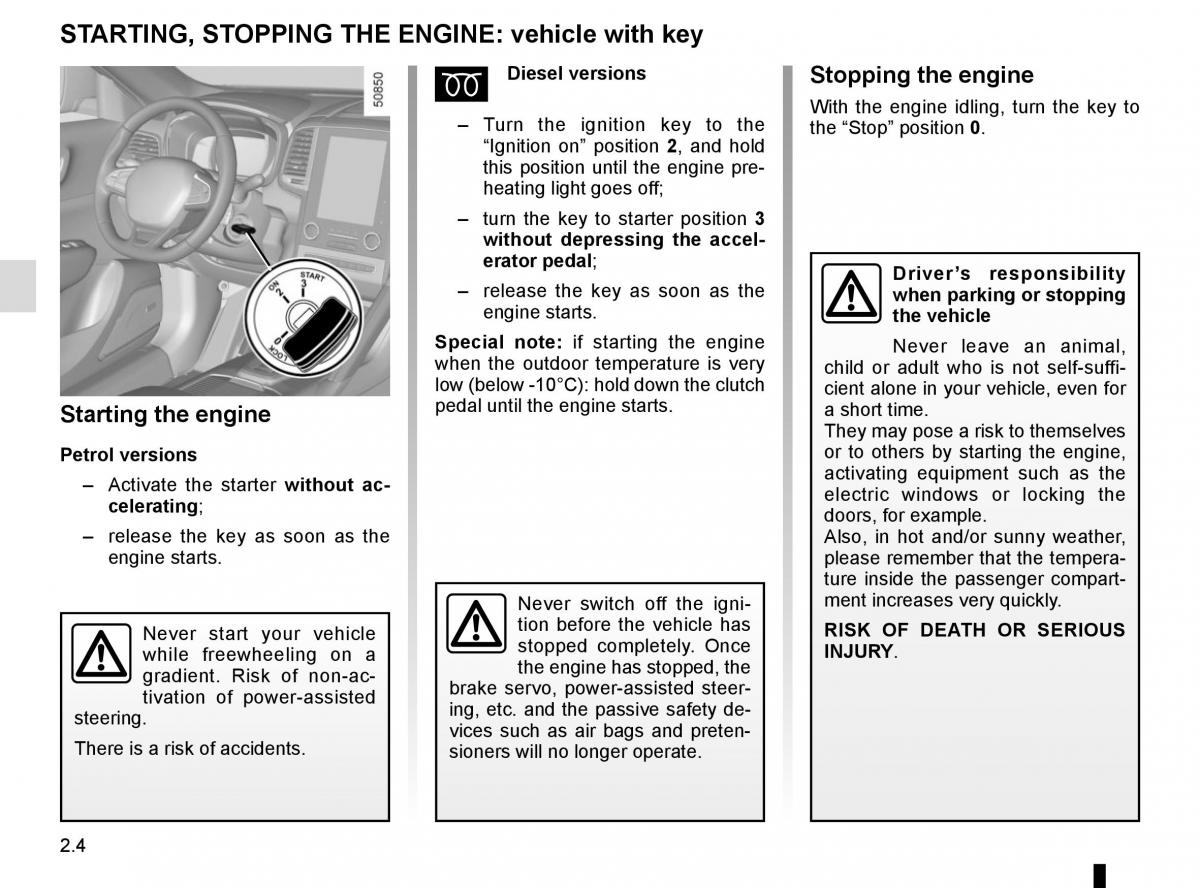 Renault Koleos II 2 owners manual / page 108