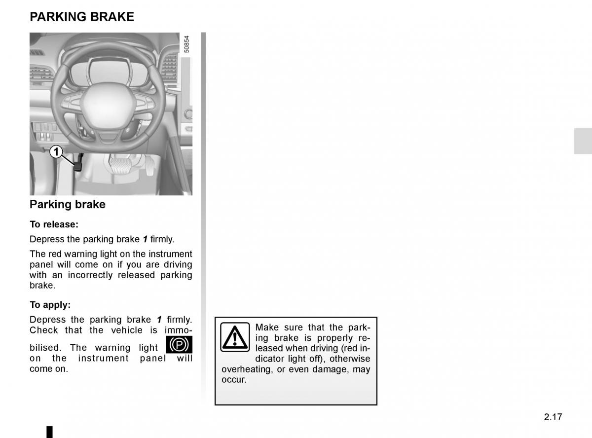 Renault Koleos II 2 owners manual / page 121