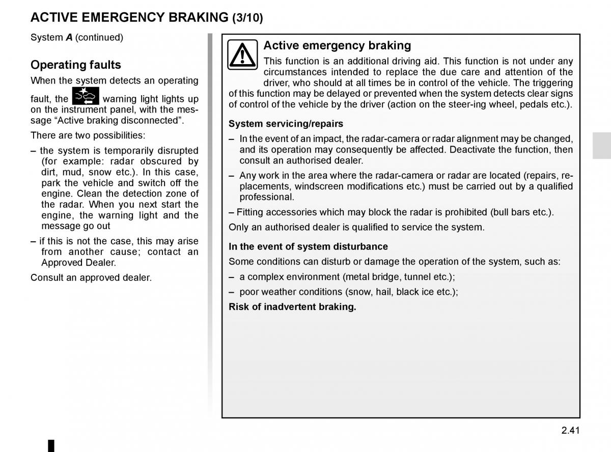 Renault Koleos II 2 owners manual / page 145