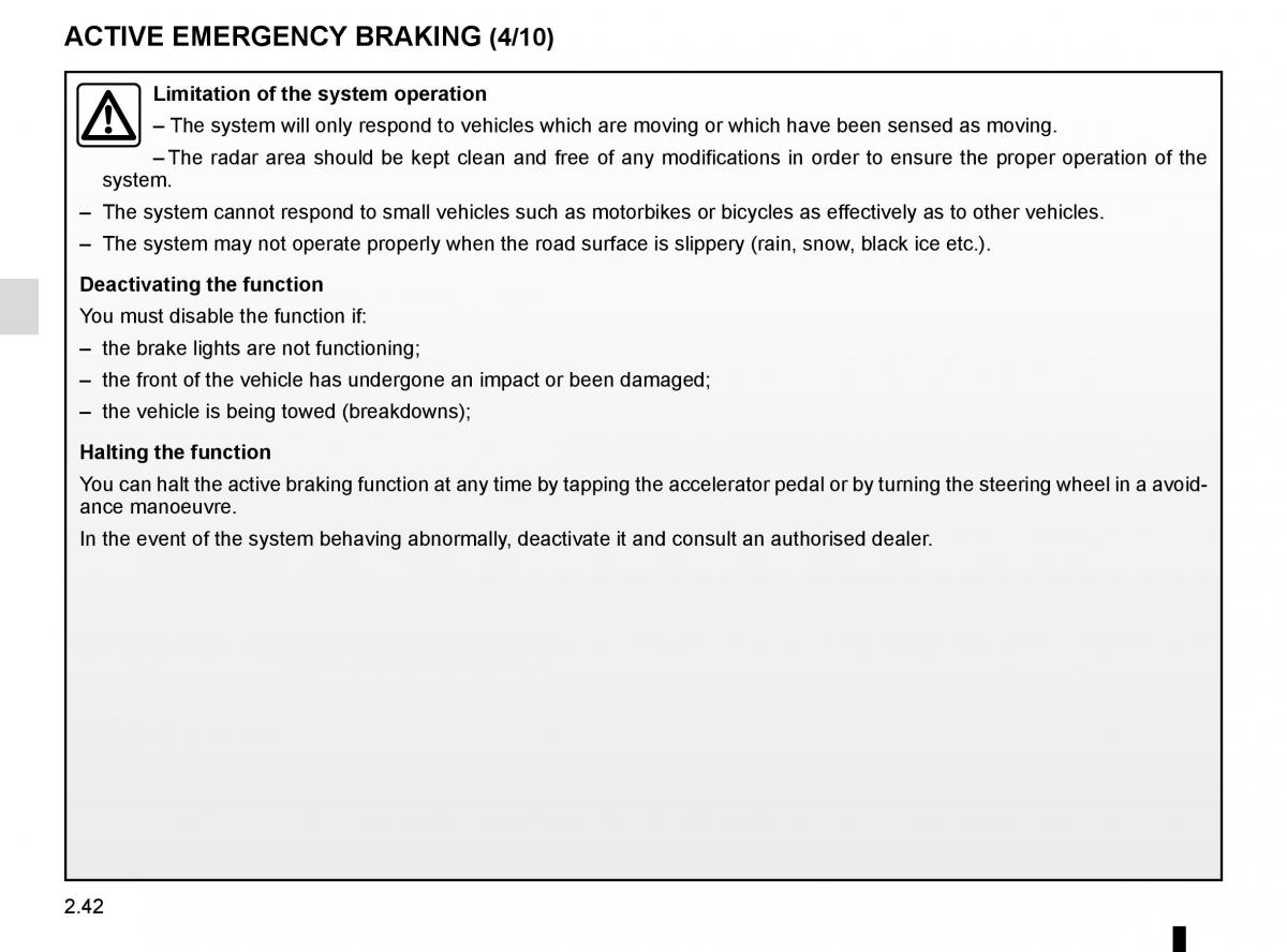 Renault Koleos II 2 owners manual / page 146