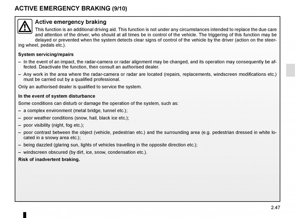 Renault Koleos II 2 owners manual / page 151