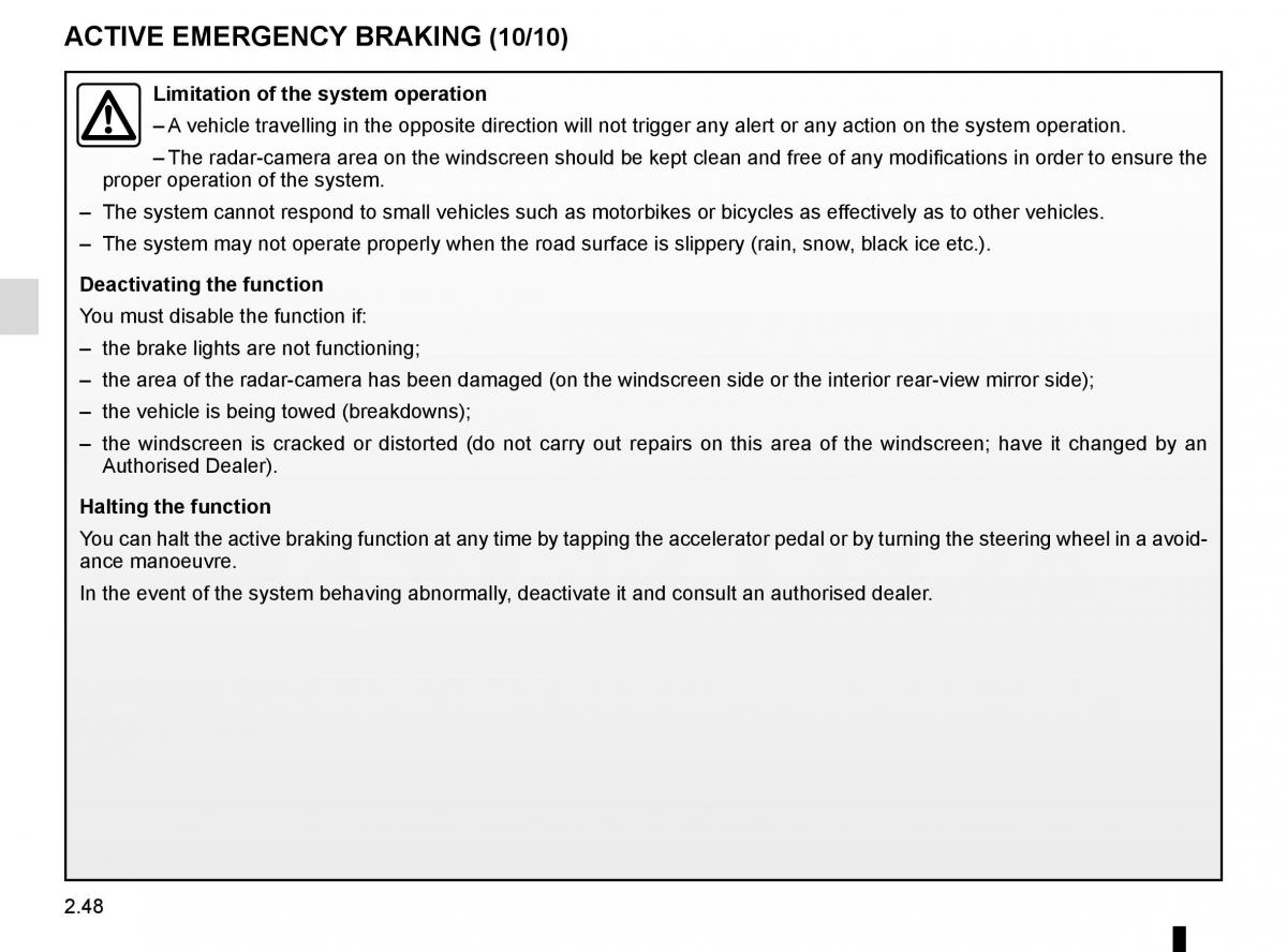 Renault Koleos II 2 owners manual / page 152