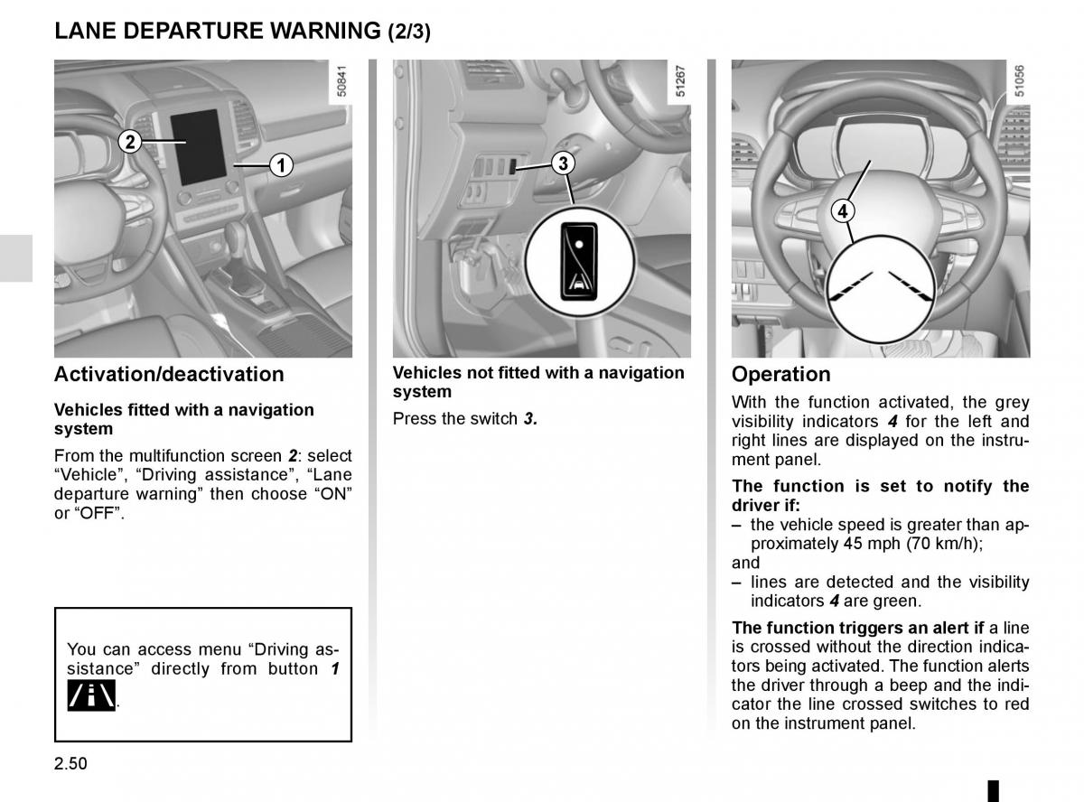 Renault Koleos II 2 owners manual / page 154