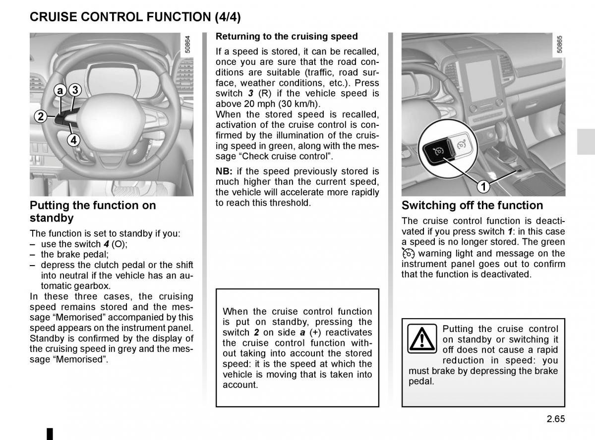 Renault Koleos II 2 owners manual / page 169