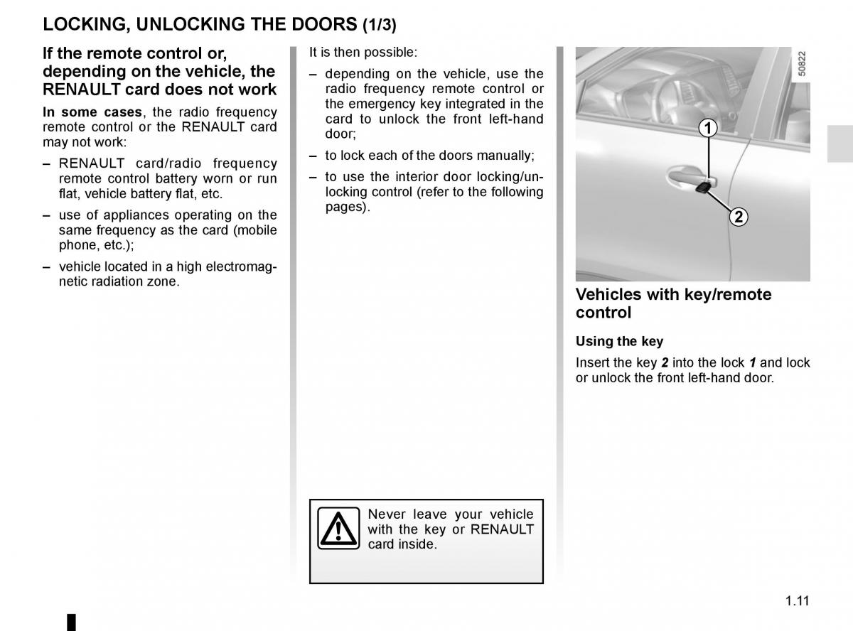 Renault Koleos II 2 owners manual / page 17