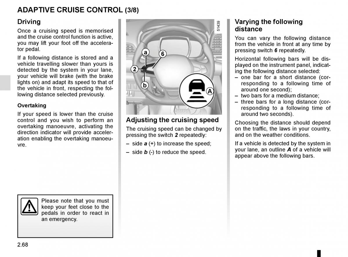 Renault Koleos II 2 owners manual / page 172