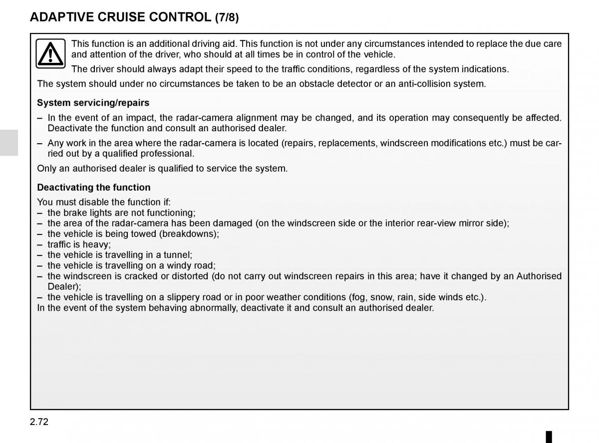 Renault Koleos II 2 owners manual / page 176