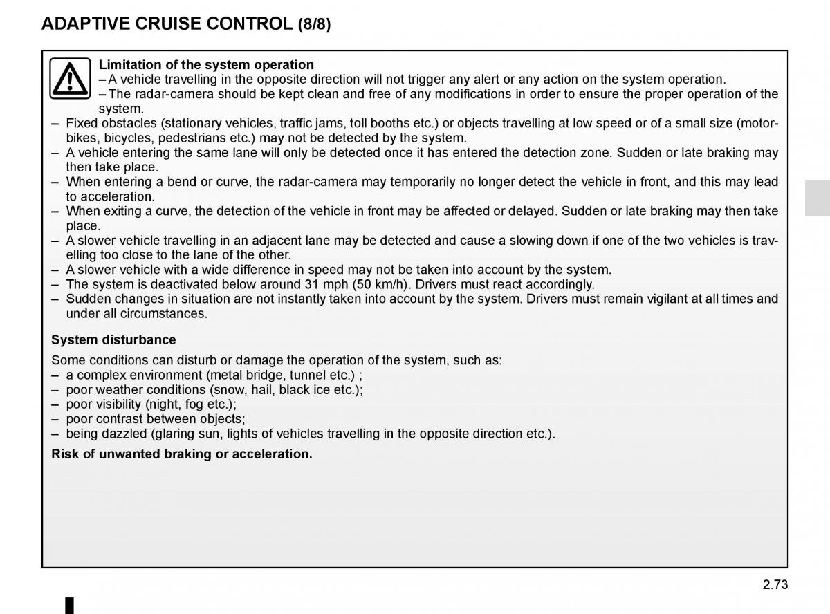 Renault Koleos II 2 owners manual / page 177