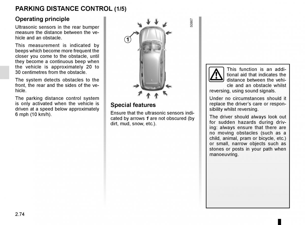 Renault Koleos II 2 owners manual / page 178