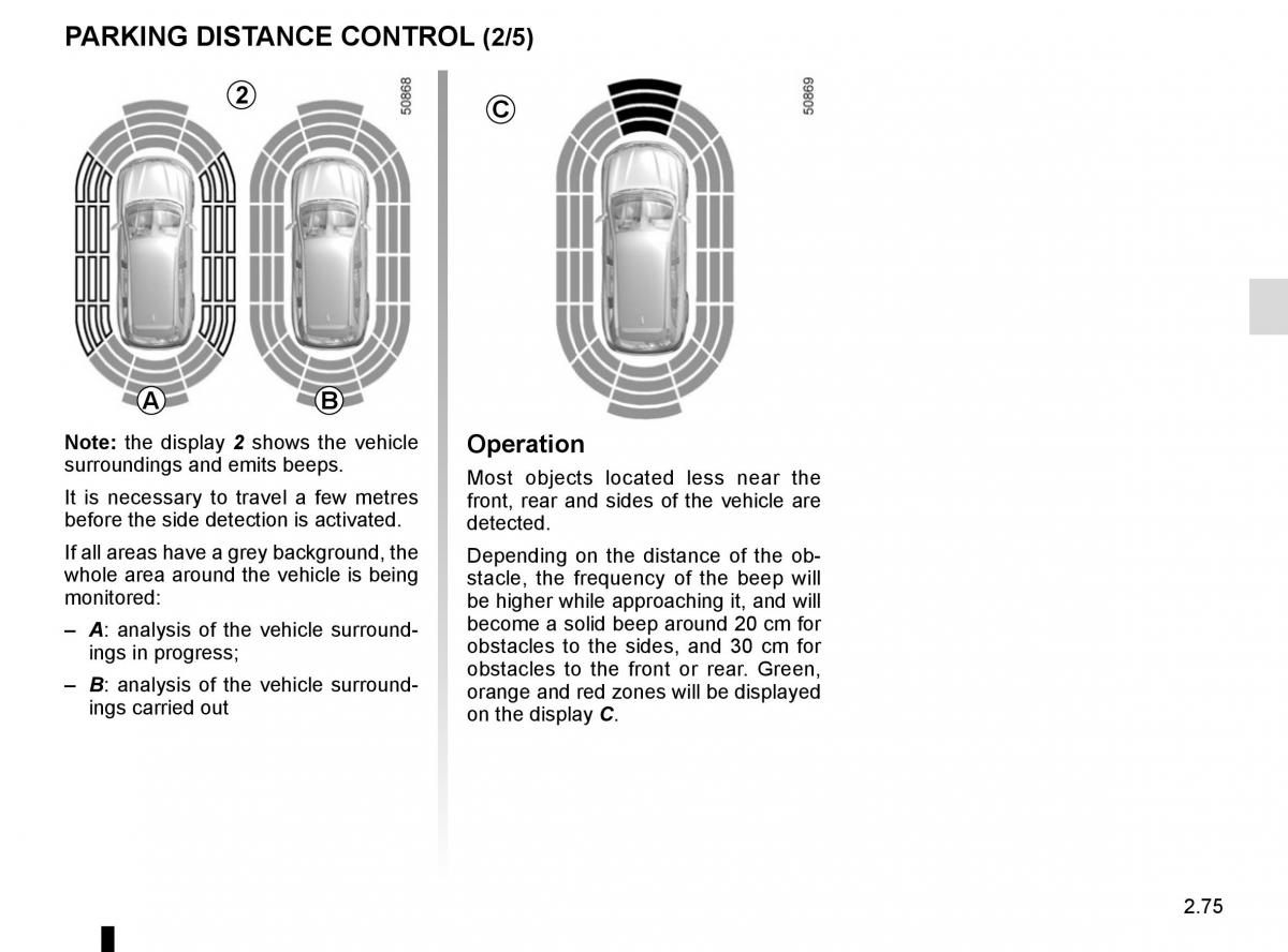 Renault Koleos II 2 owners manual / page 179