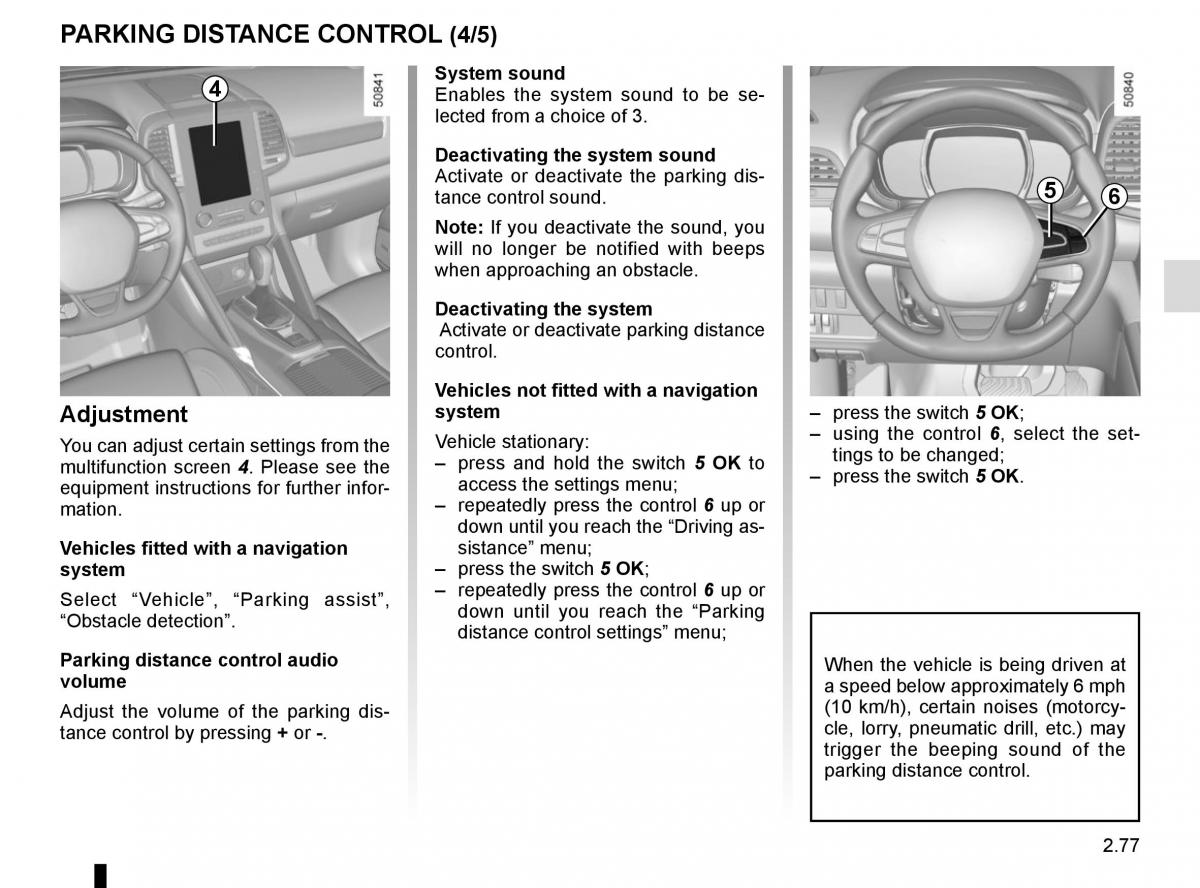 Renault Koleos II 2 owners manual / page 181