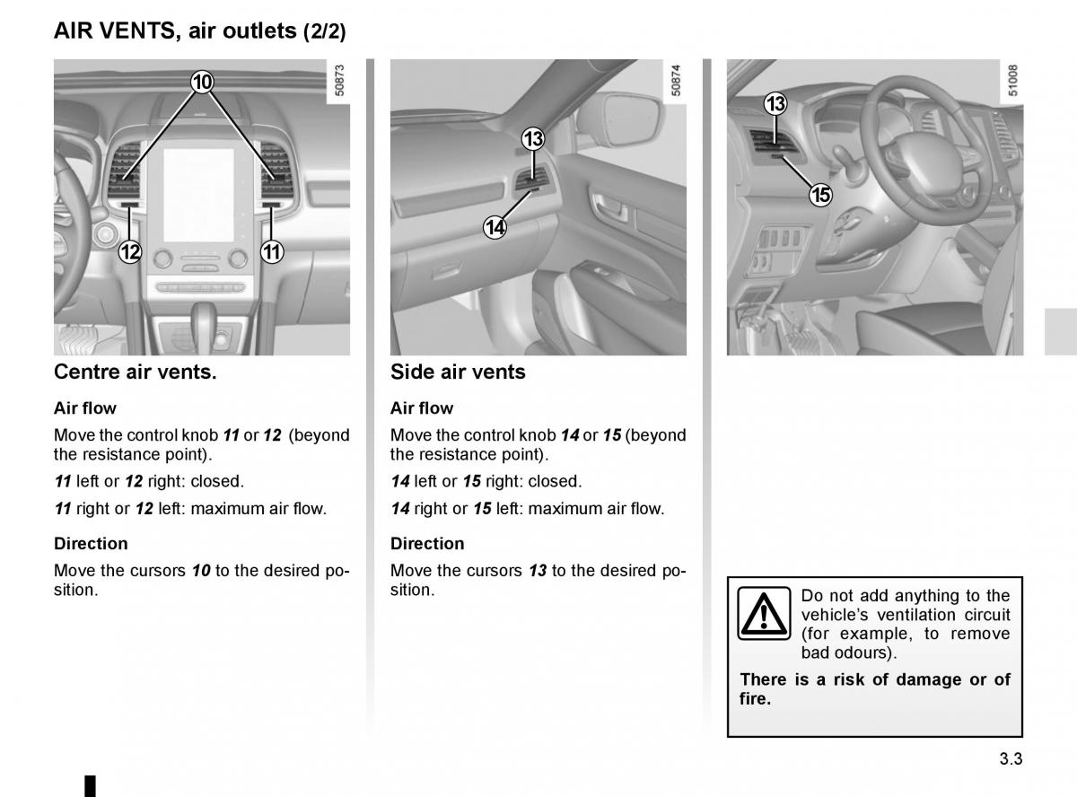 Renault Koleos II 2 owners manual / page 197