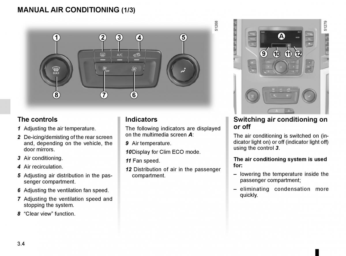 Renault Koleos II 2 owners manual / page 198