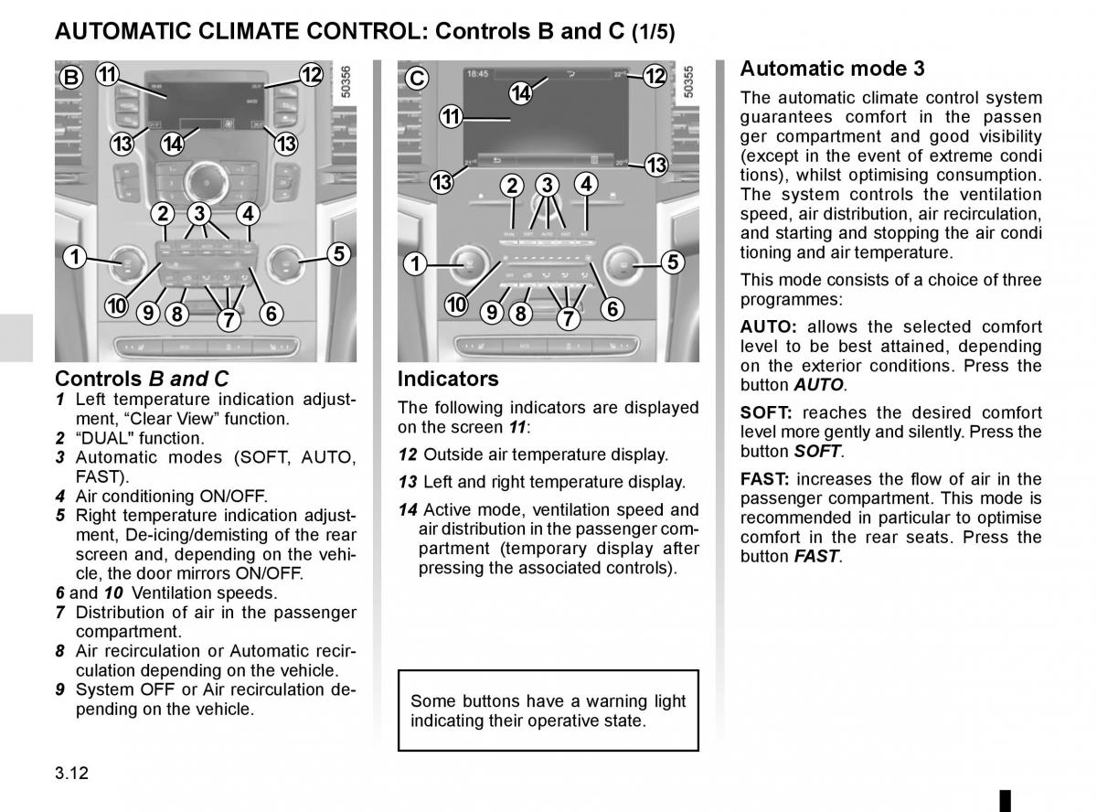 Renault Koleos II 2 owners manual / page 206