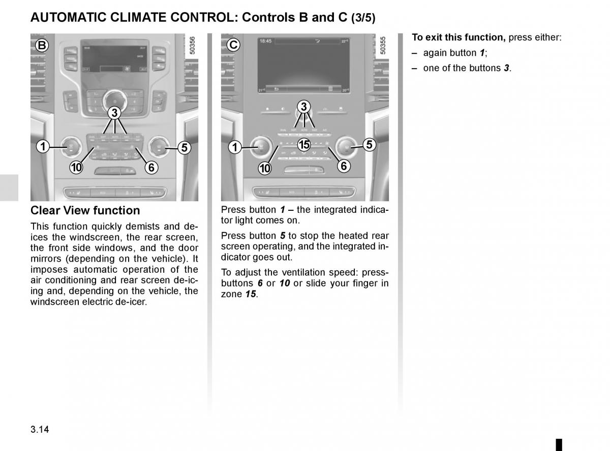 Renault Koleos II 2 owners manual / page 208