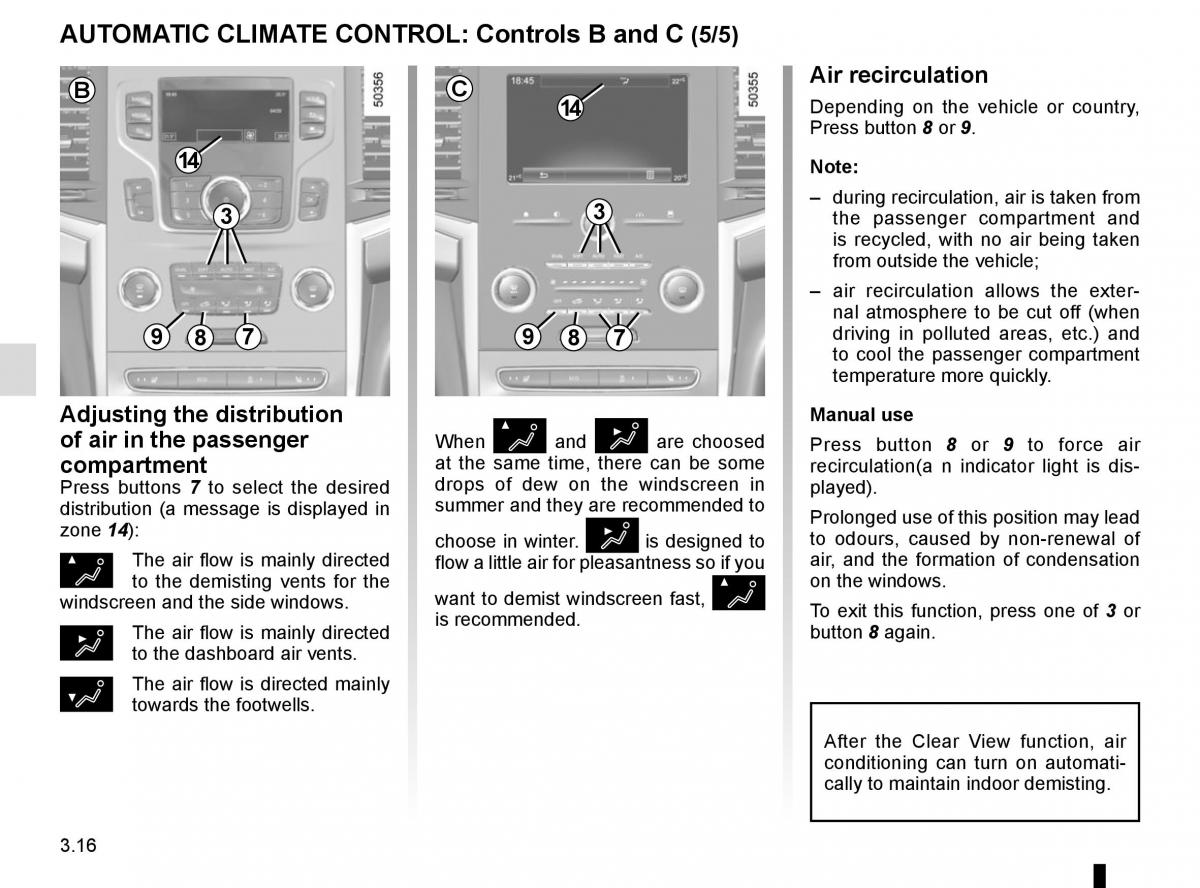 Renault Koleos II 2 owners manual / page 210