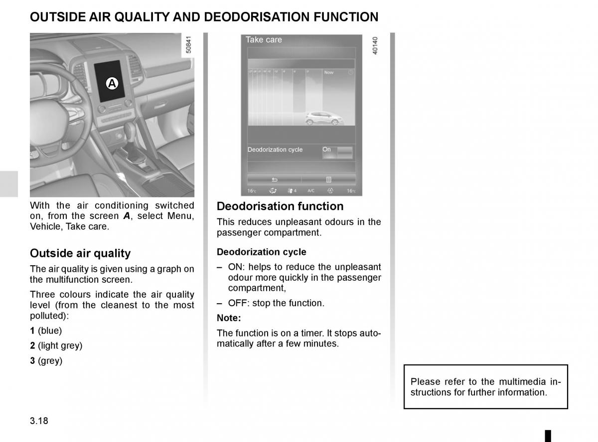 Renault Koleos II 2 owners manual / page 212