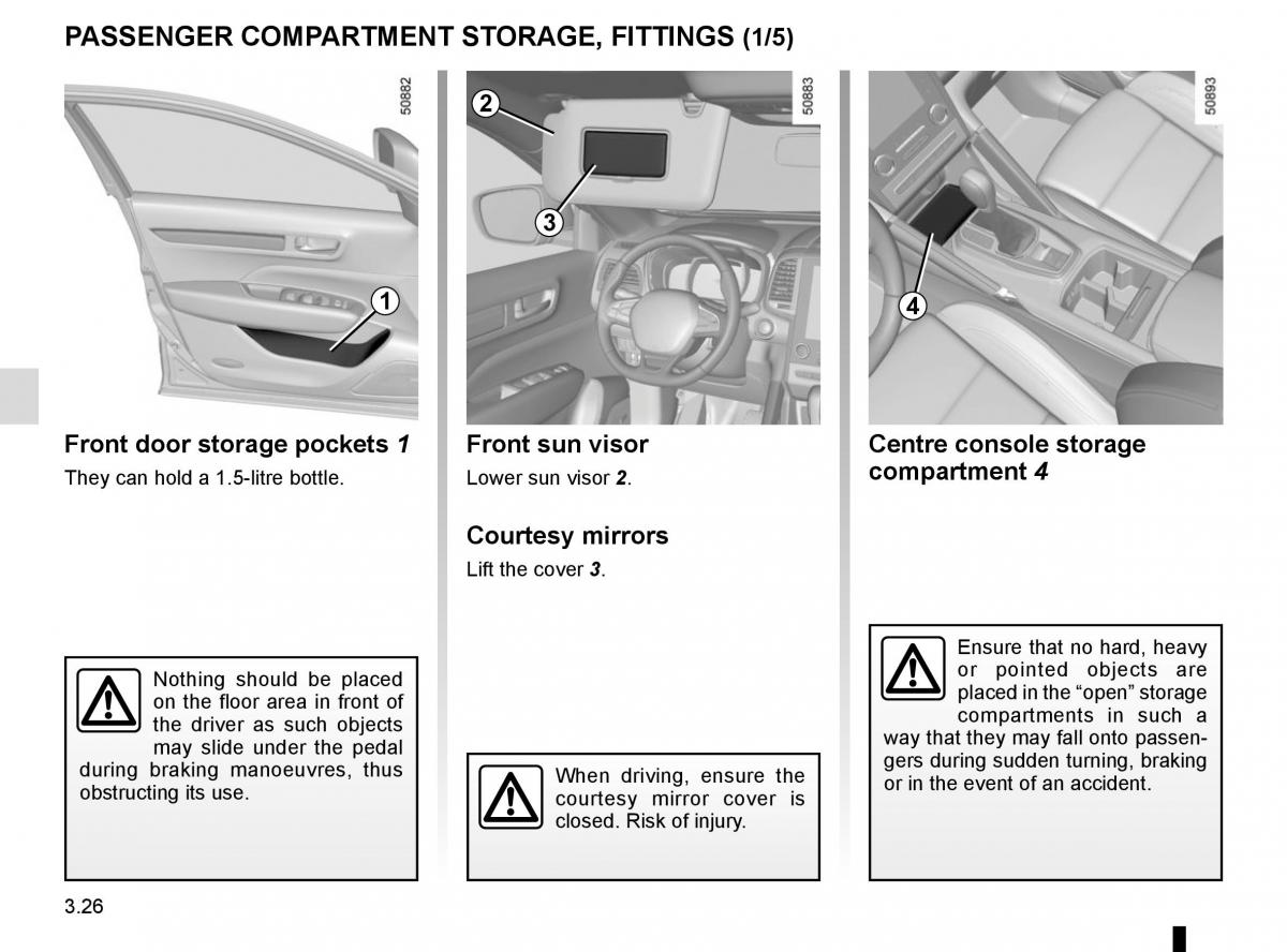 Renault Koleos II 2 owners manual / page 220