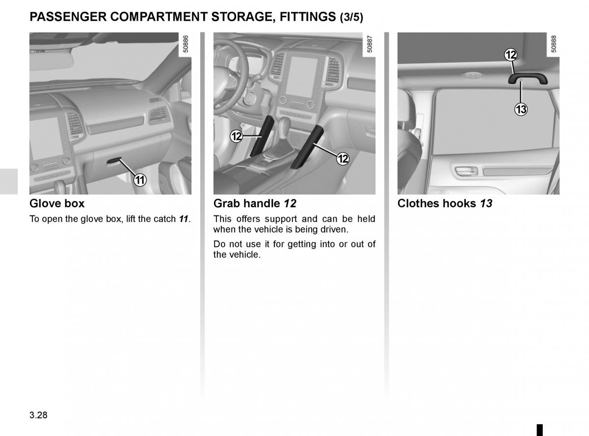 Renault Koleos II 2 owners manual / page 222