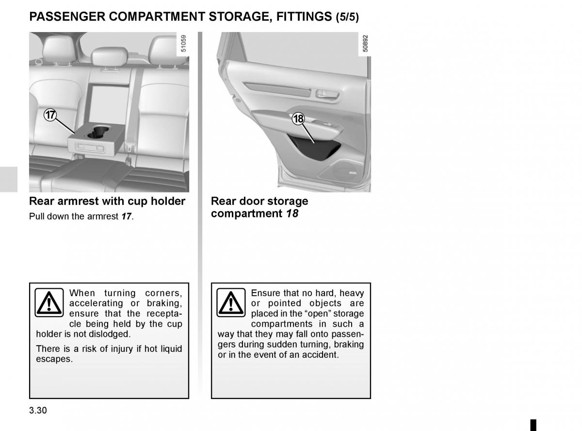 Renault Koleos II 2 owners manual / page 224