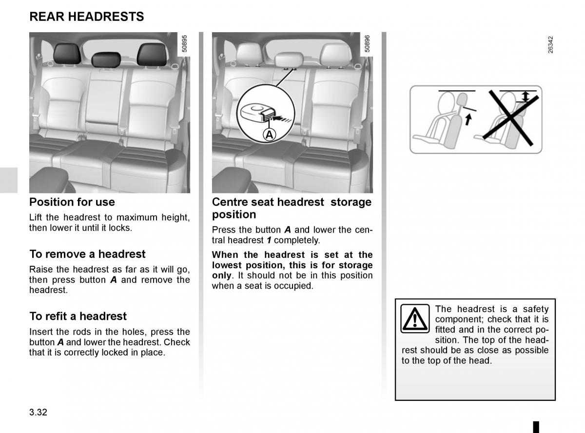 Renault Koleos II 2 owners manual / page 226