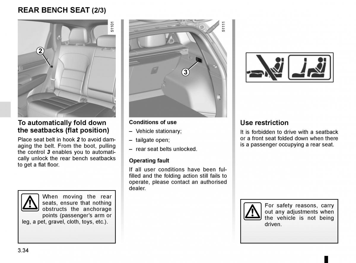 Renault Koleos II 2 owners manual / page 228