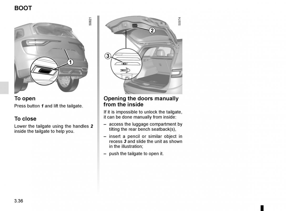 Renault Koleos II 2 owners manual / page 230