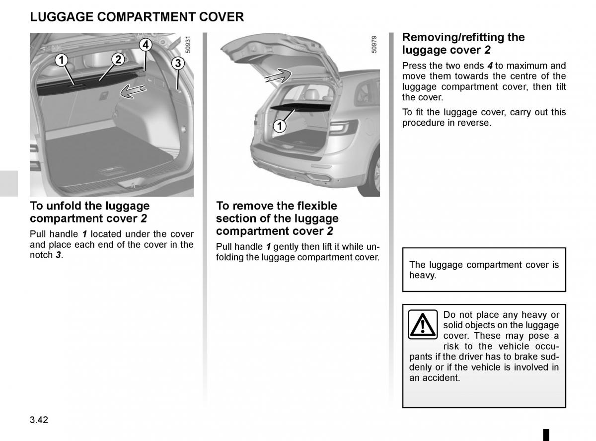 Renault Koleos II 2 owners manual / page 236