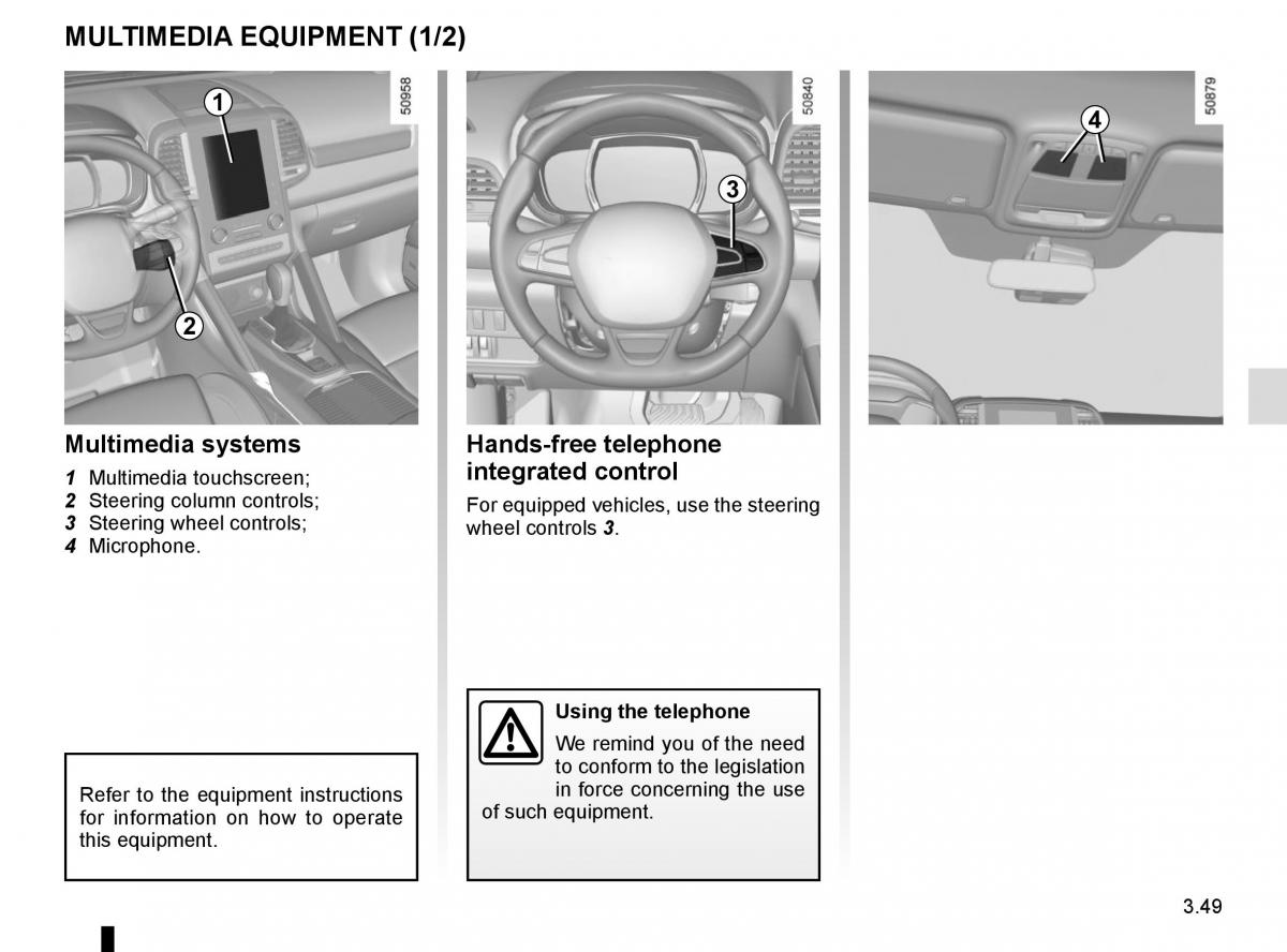 Renault Koleos II 2 owners manual / page 243