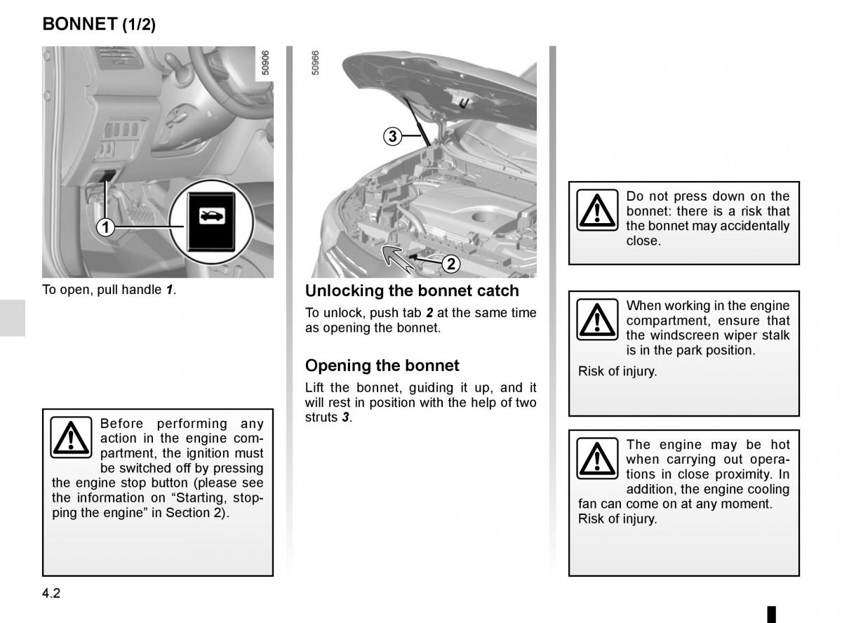 Renault Koleos II 2 owners manual / page 246