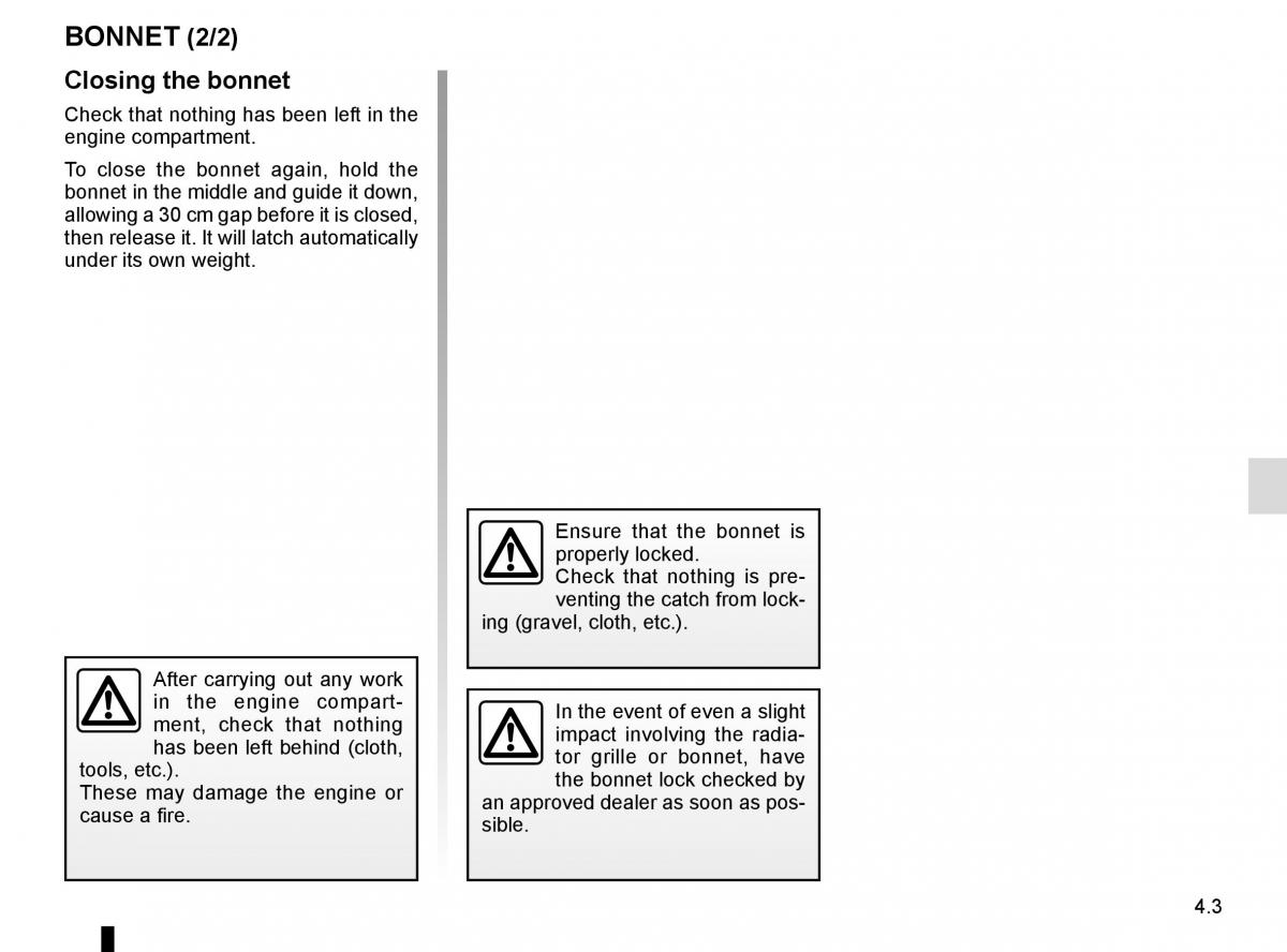 Renault Koleos II 2 owners manual / page 247