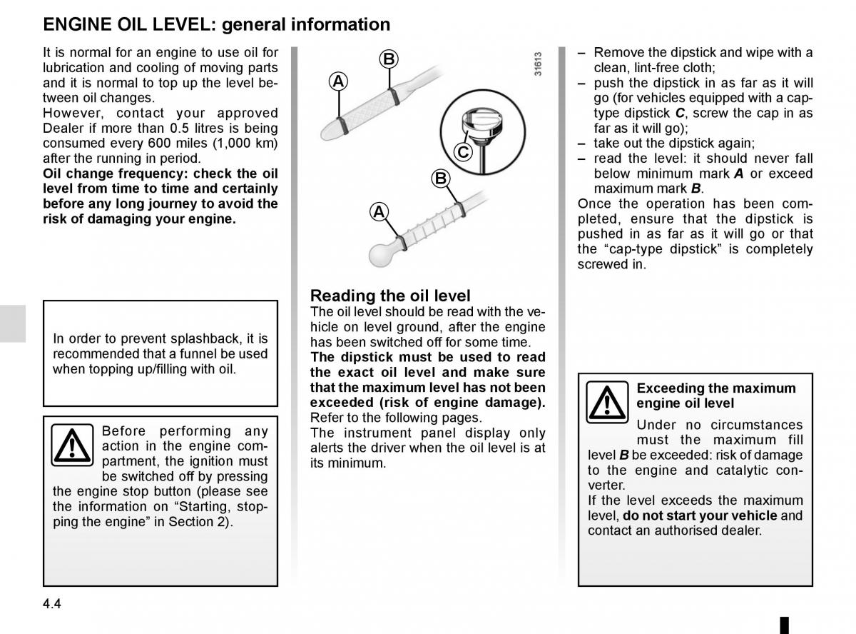 Renault Koleos II 2 owners manual / page 248