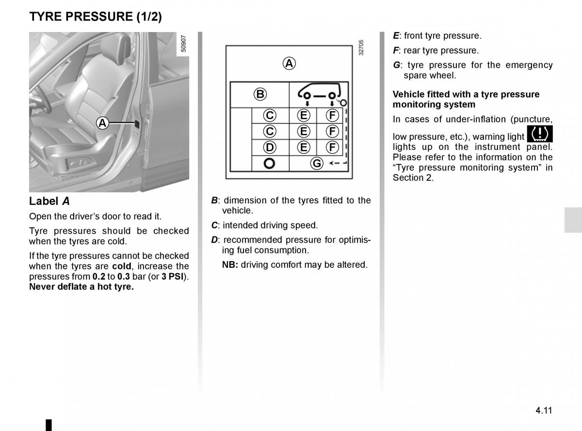 Renault Koleos II 2 owners manual / page 255