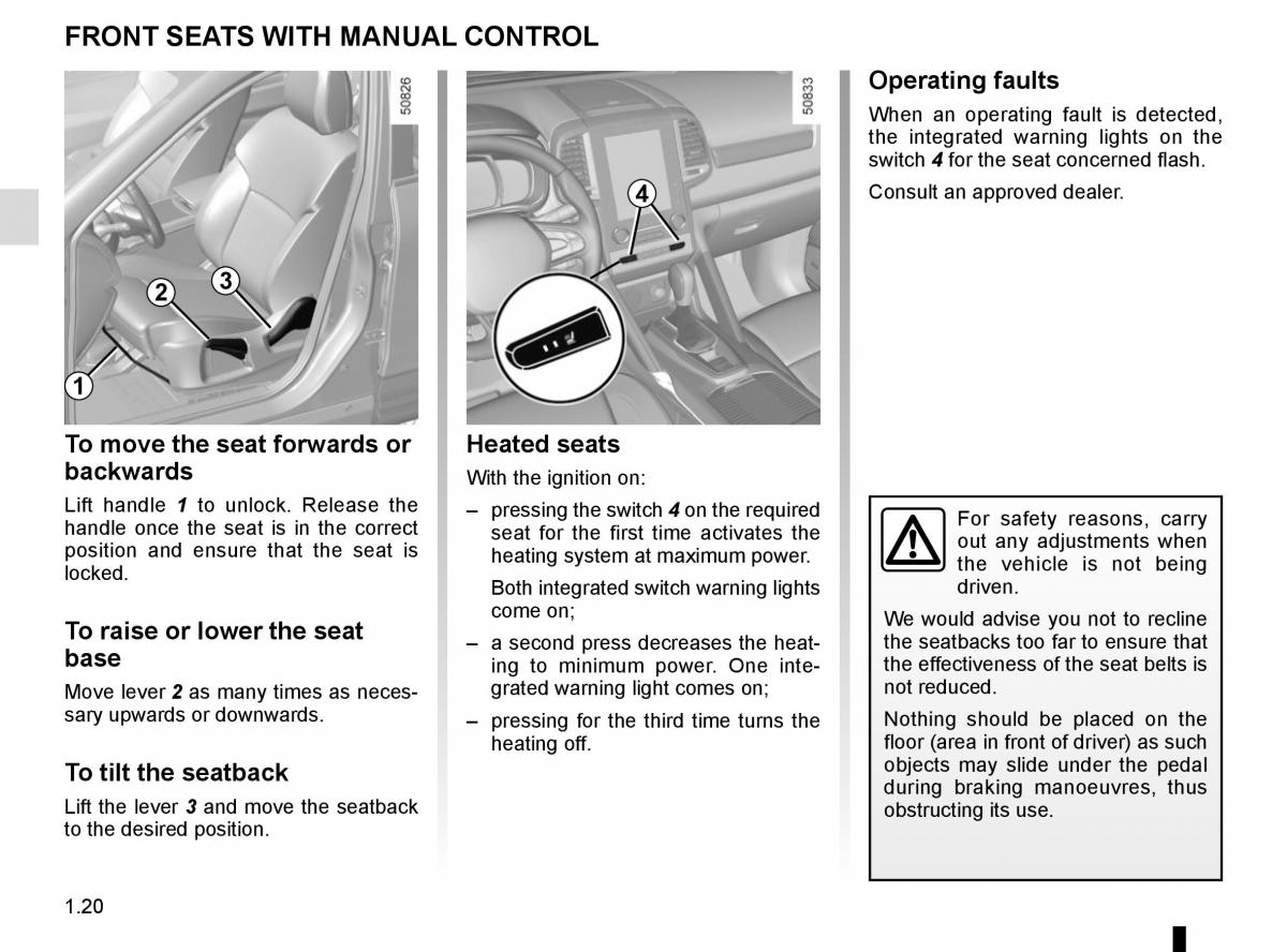 Renault Koleos II 2 owners manual / page 26