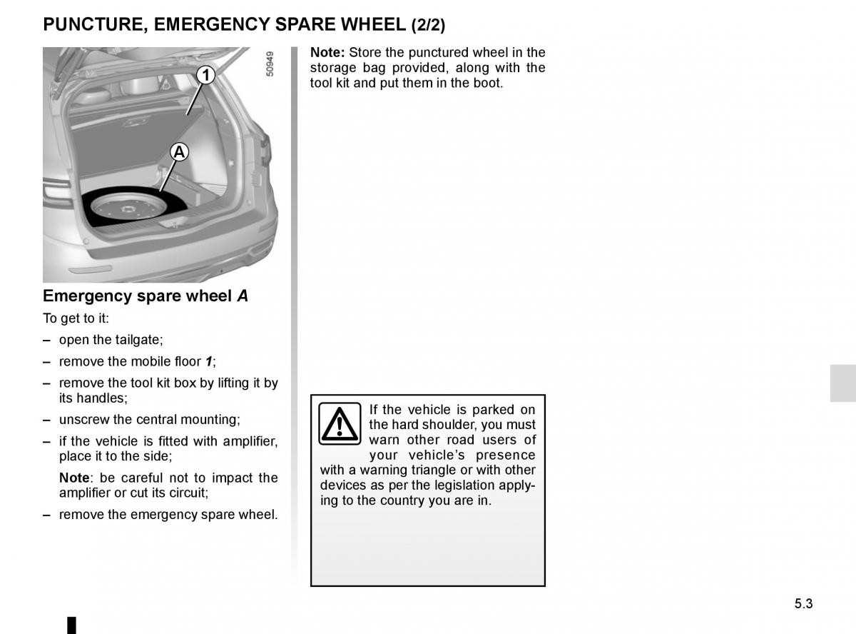 Renault Koleos II 2 owners manual / page 265