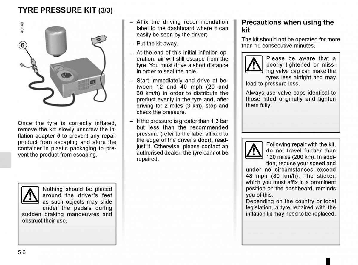 Renault Koleos II 2 owners manual / page 268