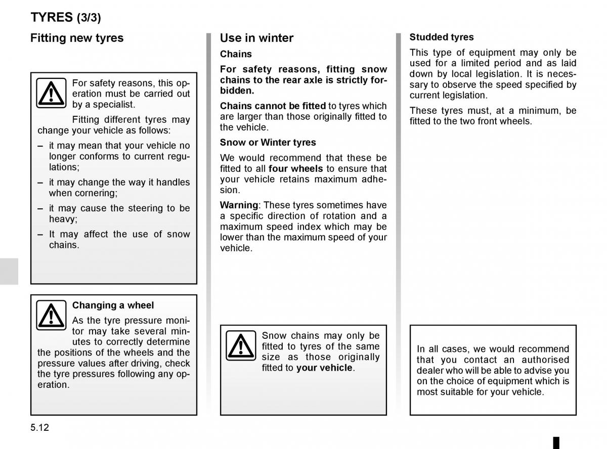 Renault Koleos II 2 owners manual / page 274